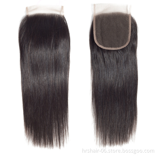 wholesale virgin hair vendors cuticle aligned original brazilian human hair Lace Front Closure with bundles  straight wave